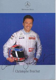 Christophe Bouchut  Mercedes  Sports Prototypes 1999   Auto Motorsport  Autogrammkarte Druck signiert 