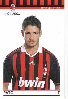 Pato   AC Mailand  Fußball Autogrammkarte 