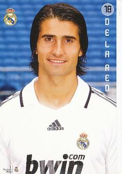 Ruben De La Red   Real Madrid  Fußball Autogrammkarte 
