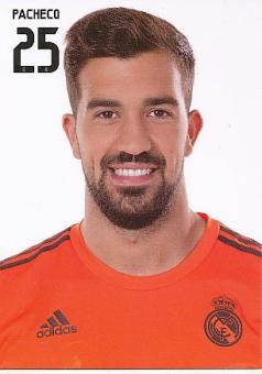 Fernando Pacheco   Real Madrid  Fußball Autogrammkarte 
