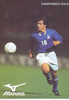 Gianfranco Zola  Italien  Fußball Autogrammkarte 