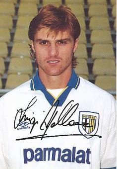 Luigi Apolloni   AC Parma  Fußball Autogrammkarte Druck signiert 