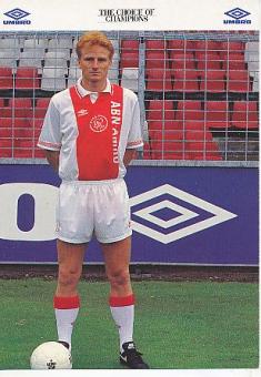 Johnny Hansen   Ajax Amsterdam  Fußball Autogrammkarte 