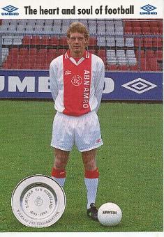 Peter Van Vossen  Ajax Amsterdam  Fußball Autogrammkarte 
