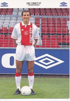 Ron Willems  Ajax Amsterdam  Fußball Autogrammkarte 