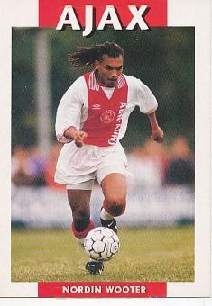 Nordin Wooter  Ajax Amsterdam  Fußball Autogrammkarte 