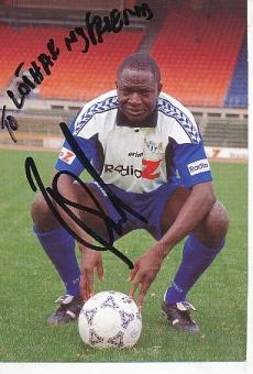 Rashidi Yekini † 2012   FC Zürich   Fußball Autogrammkarte original signiert 
