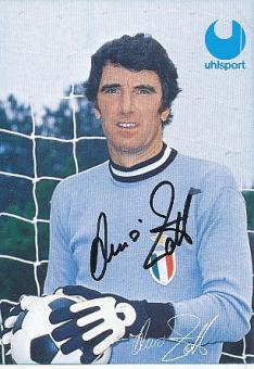 Dino Zoff Weltmeister WM 1982 Uhlsport  Italien Weltmeister  WM 1982   Fußball Autogrammkarte original signiert 