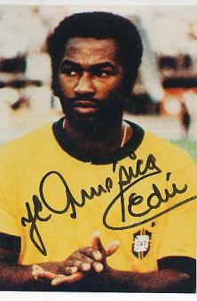 Edu "Jonas Eduardo Américo" Brasilien Weltmeister WM 1970  Fußball Autogramm Foto original signiert 