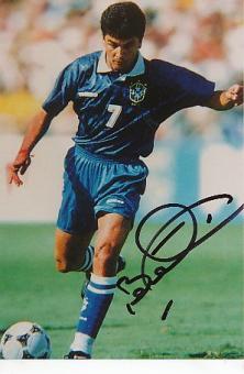 Bebeto Brasilien Weltmeister WM 1994  Fußball Autogramm Foto original signiert 