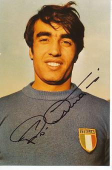 Pietro Anastasi † 2020  Italien WM 1970   Fußball  Autogramm Foto  original signiert 