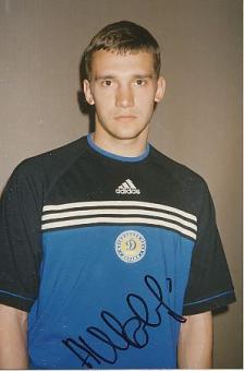 Andriy Shevchenko  Dynamo Kiew & Ukraine  Fußball Autogramm Foto original signiert 