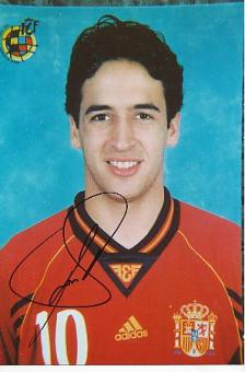 Raul  Spanien  Fußball  Autogramm Foto  original signiert 