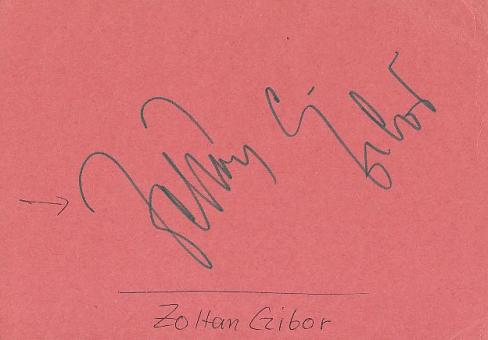 Zoltan Czibor † 1997  FC Barcelona & Ungarn WM 1954  Fußball Autogramm Karte  original signiert 