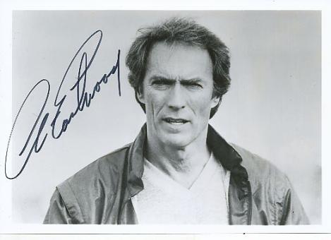 Clint Eastwood  Film & TV Autogramm Foto original signiert 