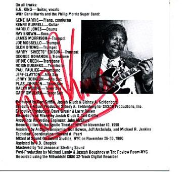 B. B. King † 2015  Blues Legende  Musik Autogramm Bild original signiert 