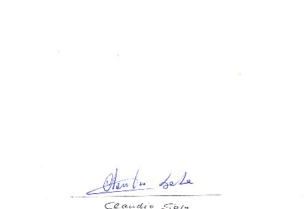 Claudio Sala  Italien WM 1978  Fußball Autogramm Karte  original signiert 