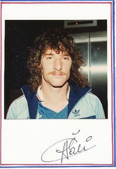 Jean Luc Ettori Frankreich WM 1982   Fußball Autogramm Karte  original signiert 