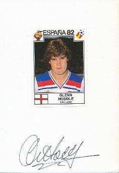Glenn Hoddle  England Fußball Autogramm Karte  original signiert 