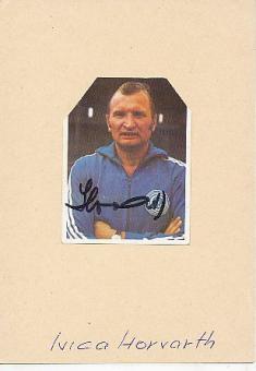 Ivica Horvat † 2012 Jugoslawien WM 1950  Fußball Autogramm Sticker  original signiert 