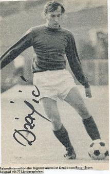 Dragan Dzajic Jugoslawien WM 1974  Fußball Autogramm Bild  original signiert 