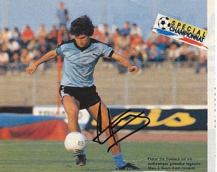 Omar Da Fonseca   PSG  & Paris FC  &  Argentinien  Fußball Autogramm Bild  original signiert 
