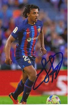 Jules Kounde   FC Barcelona  Fußball  Autogramm Foto  original signiert 