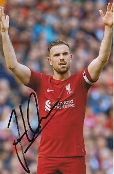 Jordan Hendersson  FC Liverpool  Fußball  Autogramm Foto  original signiert 