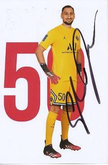 Gianluigi Donnarumma   PSG Paris Saint Germain  Fußball  Autogramm Foto  original signiert 