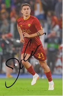 Paulo Dybala  AS Rom  Fußball  Autogramm Foto  original signiert 