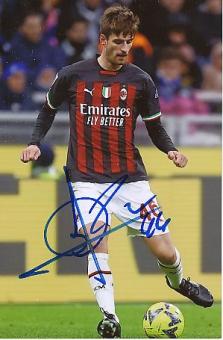 Matteo Gabbia   AC Mailand  Fußball  Autogramm Foto  original signiert 