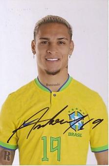 Antony   Brasilien  Fußball Autogramm Foto original signiert 