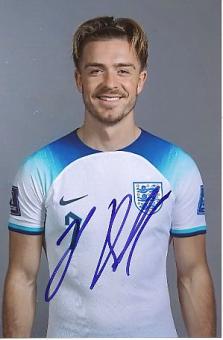 Jack Grealish  England  Fußball Autogramm Foto original signiert 