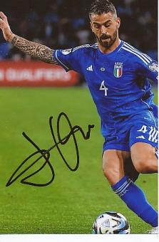 Leonardo Spinazzola   Italien  Fußball Autogramm Foto original signiert 