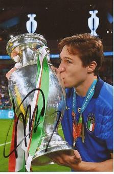Federico Chiesa   Italien  Fußball Autogramm Foto original signiert 