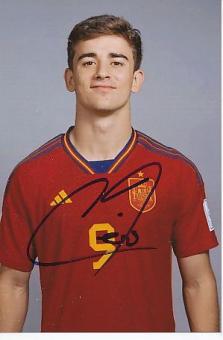 Gavi   Spanien  Fußball Autogramm Foto original signiert 
