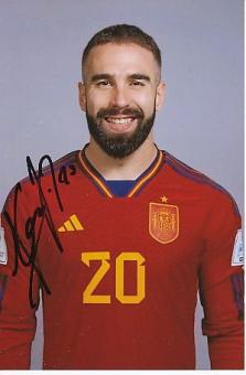 Dani Carvajal   Spanien  Fußball Autogramm Foto original signiert 