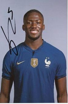 Ibrahima Konate   Frankreich  Fußball Autogramm Foto original signiert 