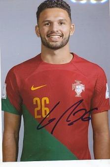 Goncalo Ramos   Portugal  Fußball Autogramm Foto original signiert 