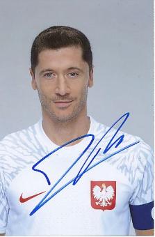 Robert Lewandowski  Polen Fußball  Autogramm Foto  original signiert 