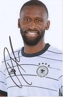 Antonio Rüdiger   DFB  Fußball  Autogramm Foto  original signiert 
