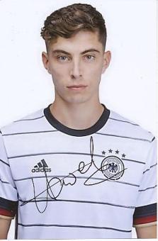Kai Havertz      DFB  Fußball  Autogramm Foto  original signiert 
