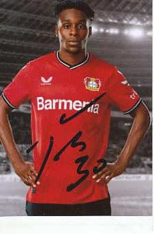 Jeremie Frimpong  Bayer 04 Leverkusen  Fußball  Autogramm Foto  original signiert 