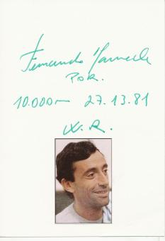 Fernando Mamede Portugal Leichtathletik 1.OS 1984 Karte signiert 