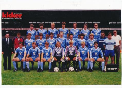 Karlsruher SC  Mannschaftsbild Fußball original signiert 