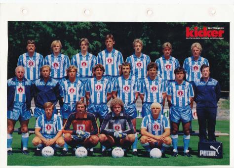 Stuttgarter Kickers  Mannschaftsbild Fußball original signiert 