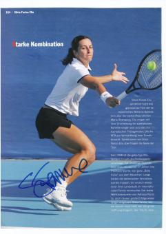 Silvia Farina Elia  Italien  Tennis  Bild original signiert 