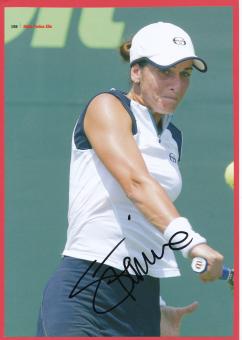 Silvia Farina  Italien  Tennis  Tennis Autogramm Karte  original signiert 
