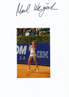 Marlene Weingärtner  Tennis  Tennis Autogramm Karte  2 x original signiert 
