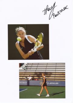 Tatiana Poutchek  Weißrußland  Tennis  Tennis Autogramm Karte  original signiert 